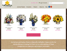 Tablet Screenshot of daffodillysflowers.com